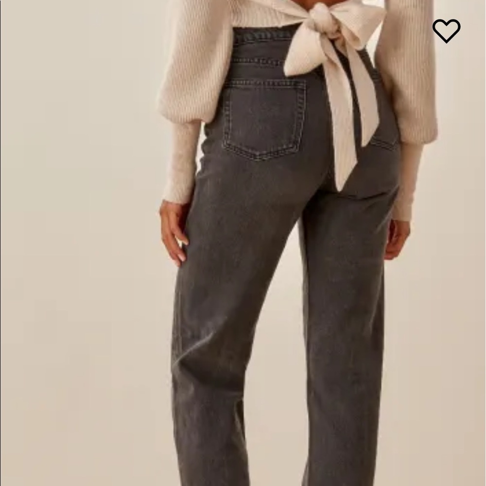 Cynthia High Rise Straight Long Jeans